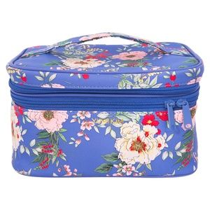 Yumi Kim Makeup Train Case - Periwinkle Floral